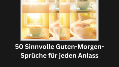 50 Sinnvolle Guten-Morgen-Sprüche für jeden Anlass