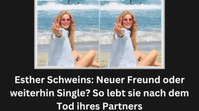 Esther Schweins: Neuer Freund oder weiterhin Single? So lebt sie nach dem Tod ihres Partners